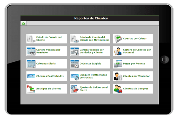 screenshot of Villanett ERP